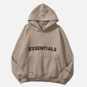 NWT Essential Hoodie Fear of God Size Men's Small In Taupe!